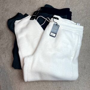 Allbirds Mens Sherpa Fleece Winter Sweatpants NWT $119 Lot of 2 Pants Loungewear